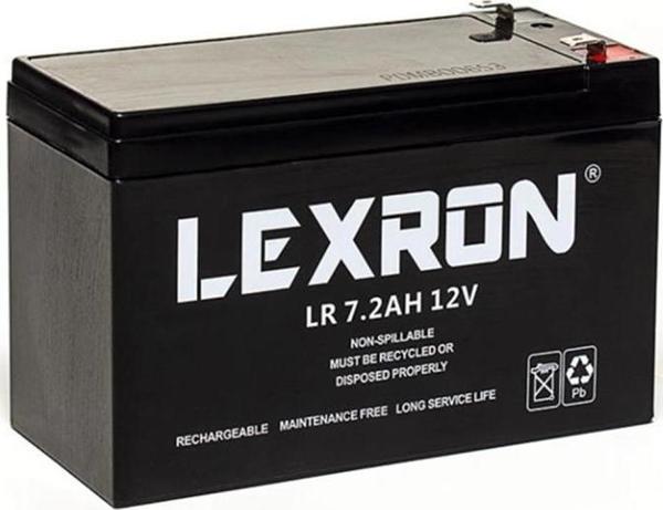 7 AMPER 12V VOLT LEXRON KURU TİP AKÜ - Image 1