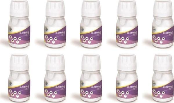 Bayer Kahve Renkli Kokarca Ilacı---K-Othrine Sc 50 Ml 10 Adet Skt.2027 - Image 1