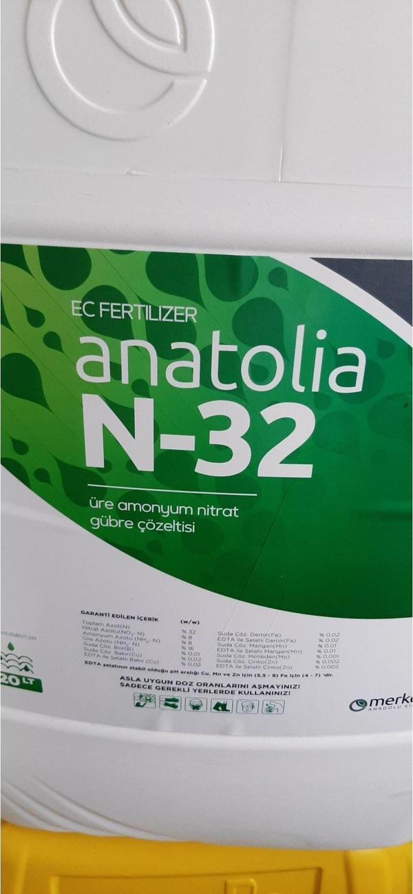 Kolukisa Tarim N-32(Uan) Sıvı Azotlu Gübre--20Lt - Image 1