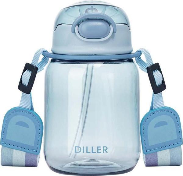Bee Diller Tritan Pipetli Su Matarası 500Ml Mavi - Image 1