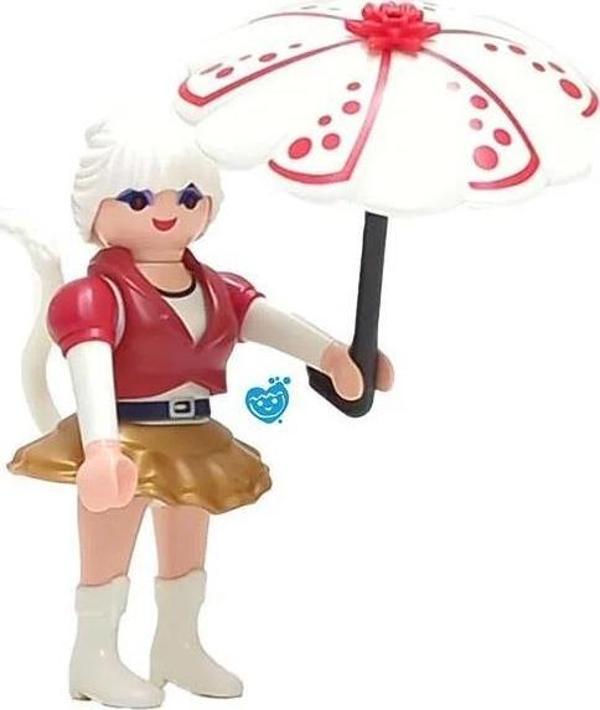 Playmobil Figures 70940 Series 24 - Cosplay Fan With Parasol - Image 1