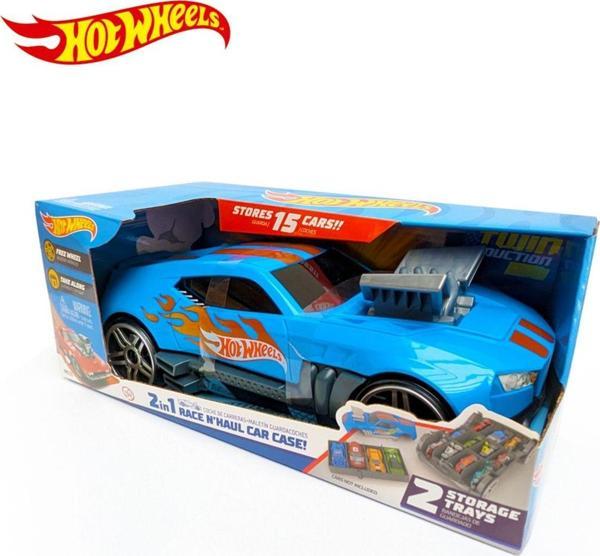 Hot Wheels Race N' Haul 2'Si 1 Arada Saklama Kutusu Hwcc15 - Image 1
