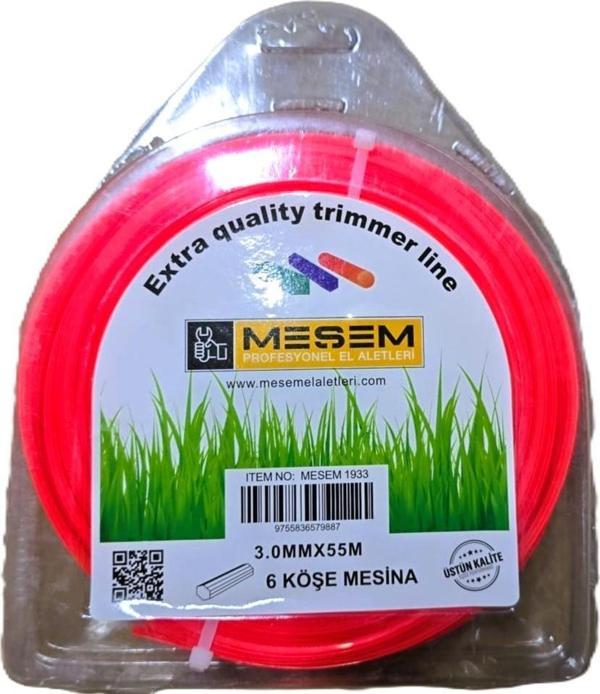 Meşem 1933-  Misina İpi 6 Köşe 3 mm x 55 mt - Image 1