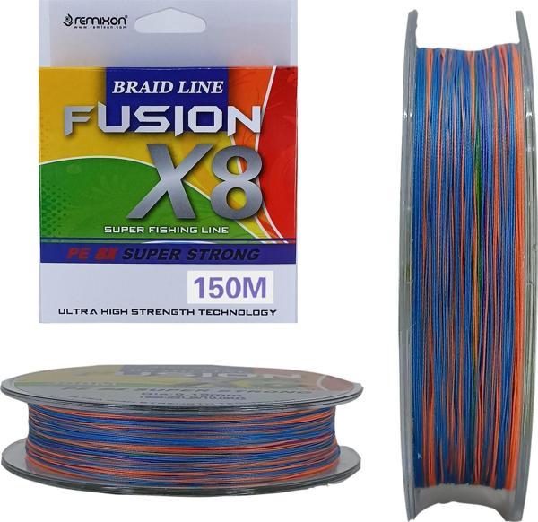 Remixon Fusion X8 150m Multicolor Renkli İp Misina - Image 1