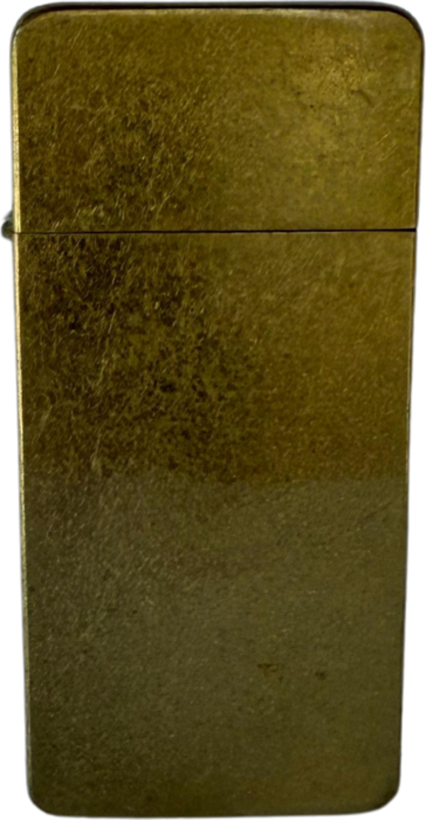 PremiumQuality Fırçalı Bronz Metal Benzinli Çakmak - Image 1