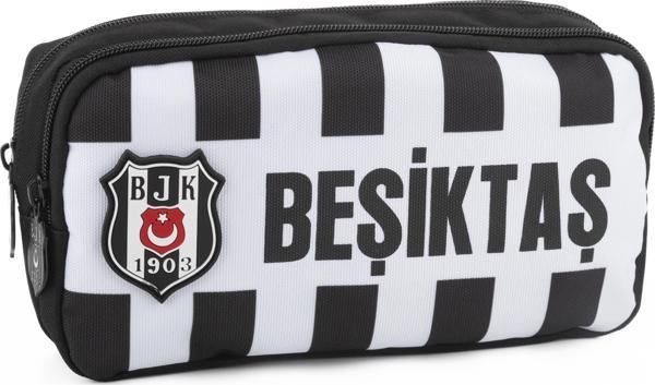 Beşiktaş Kalem Çantası Çubuklu 2 Bölmeli Kalemlik - Image 1