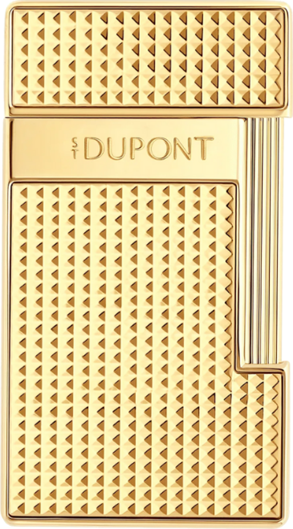 S.T. Dupont Slimmy Golden Diamond Head Puro Çakmağı 28119 - Image 1