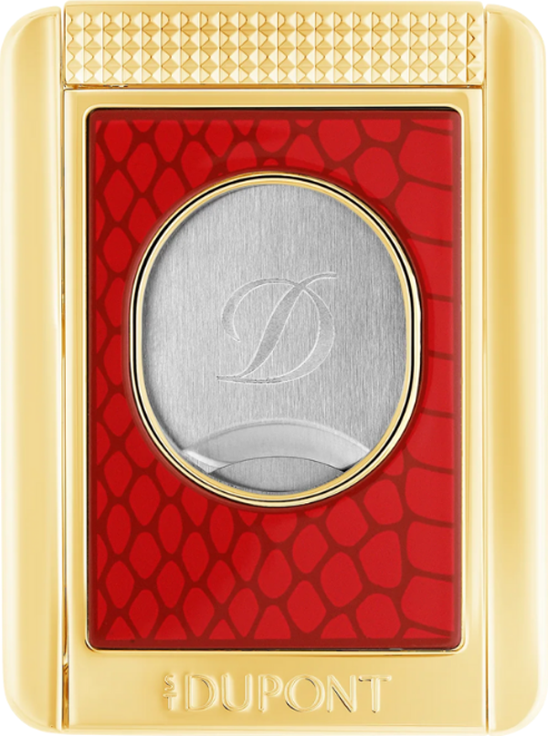 S.T. Dupont Kırmızı Puro Makası Kesici & Puro Standı 3475 - Image 1