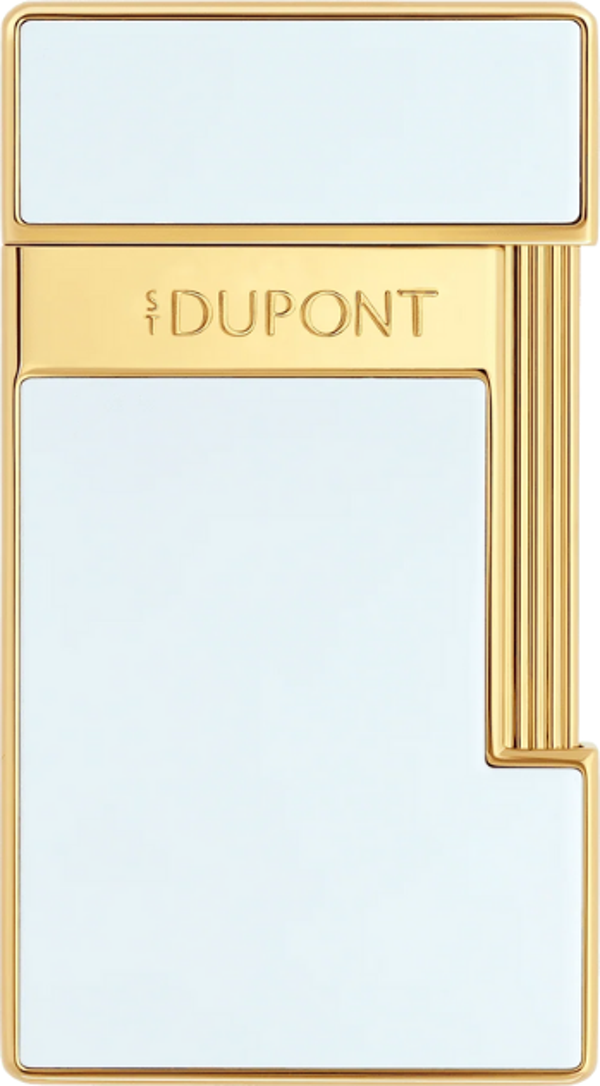 S.T. Dupont Lacquered Slimmy Beyaz Puro Çakmağı 28224 - Image 1