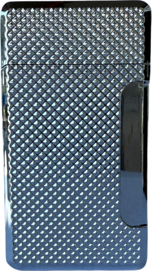 Premium Quality Tek Torch Pürmüz Gümüş Puro Çakmağı - Image 1