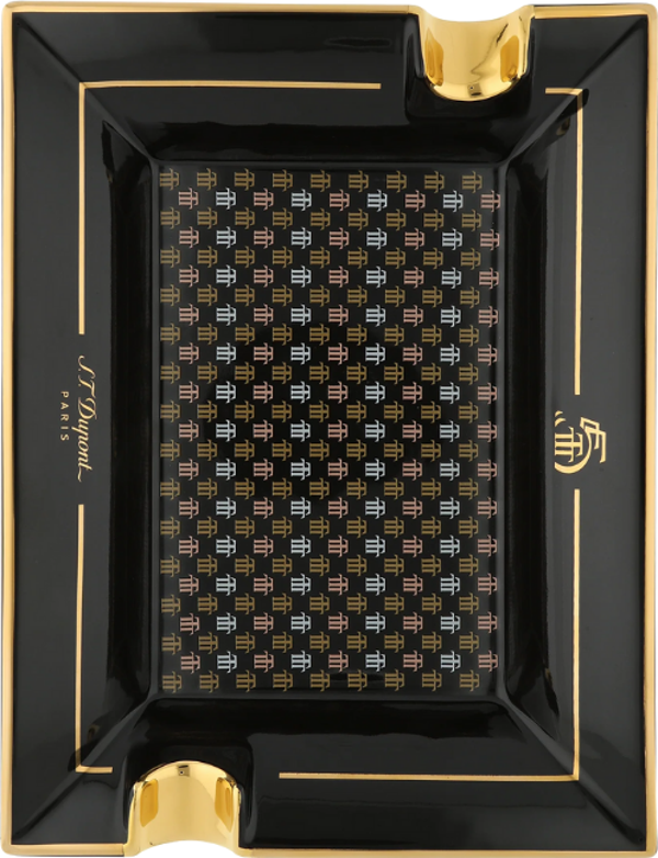 S.T. Dupont  Trinidad Desenli İkili Puro Küllüğü 6477 - Image 1