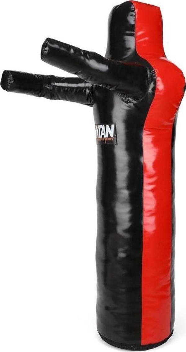 Güreş Antreman Mankeni Kırmızı-Siyah 30 KĞ - 140 Cm Yeni Model - Image 1