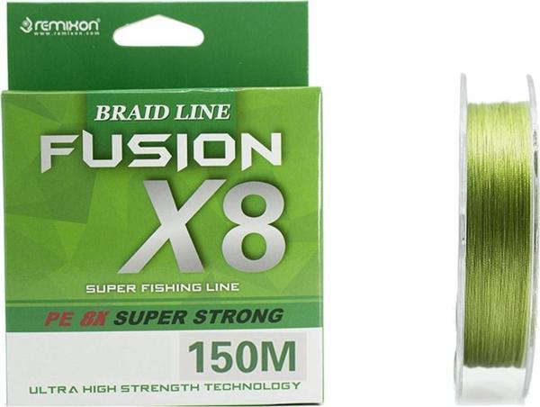 Remixon Fusion 150m ip Misina X8 Sarım Green İp Örgü Yeşil - Image 1