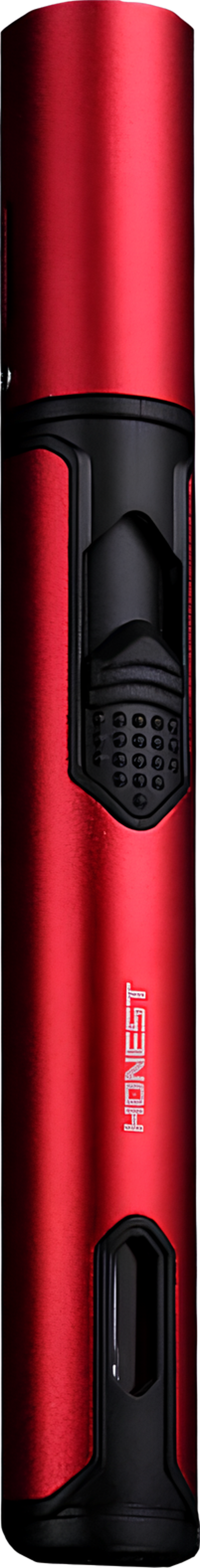 Honest Tek Torch Pürmüz Kırmızı Siyah Masa Tipi Puro Çakmağı - Image 1