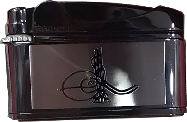 Promise Soft Flame Gunmetal Tuğra Desenli Metal Çakmak - Image 1