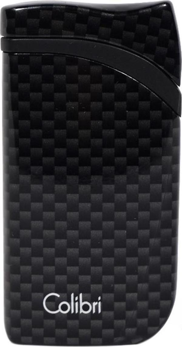 Colibri Falcon Karbon Desenli Siyah Puro Çakmağı - Image 1
