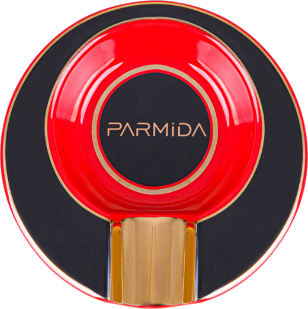 Parmida Siyah-Kırmızı Porselen Tekli Puro Küllüğü - Image 1