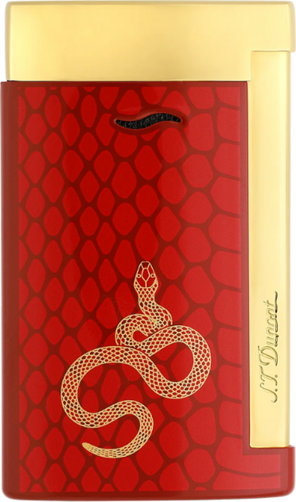S.T. Dupont Lacquered Slim 7 Kırmızı Puro Çakmağı 27075 - Image 1