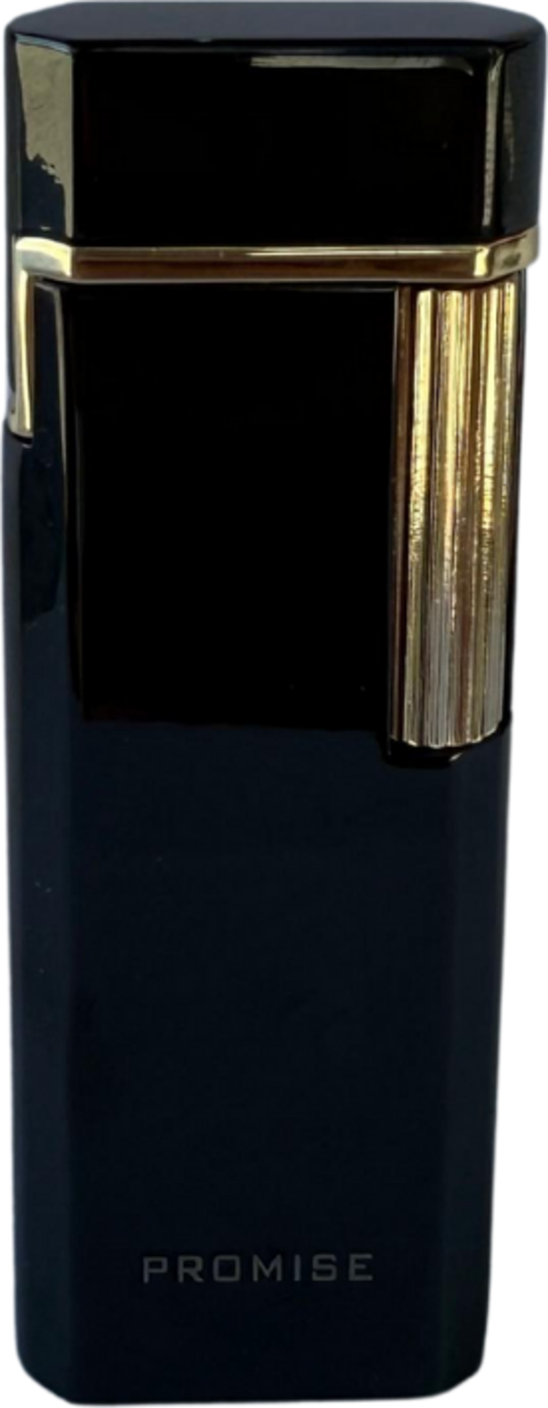 Promise Twiggy Siyah Gold Metal Soft Flame Çakmak - Image 1