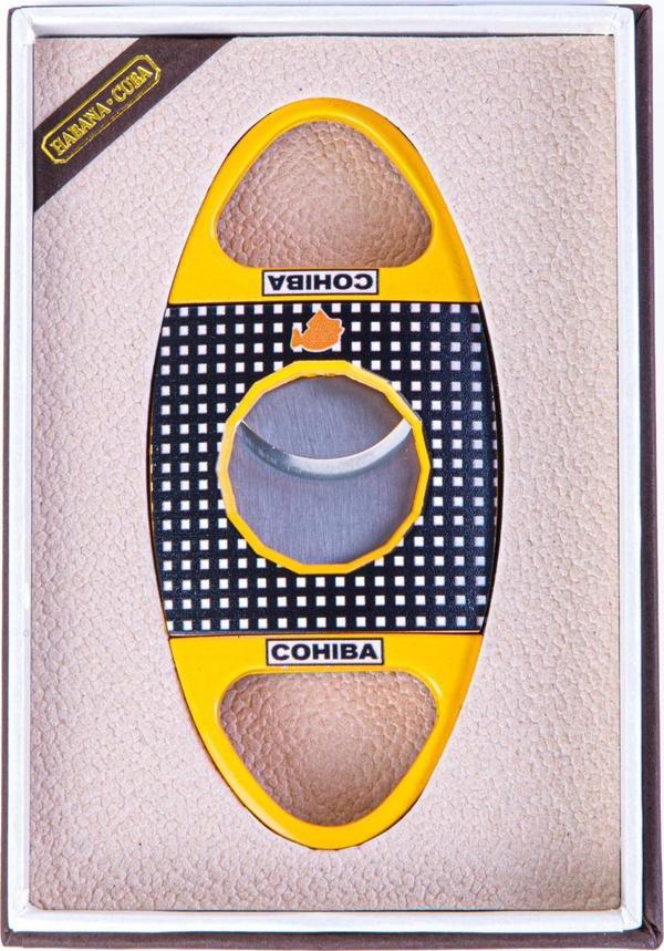 Cohiba Sarı-Siyah Metal Puro Makası Kesici - Image 1