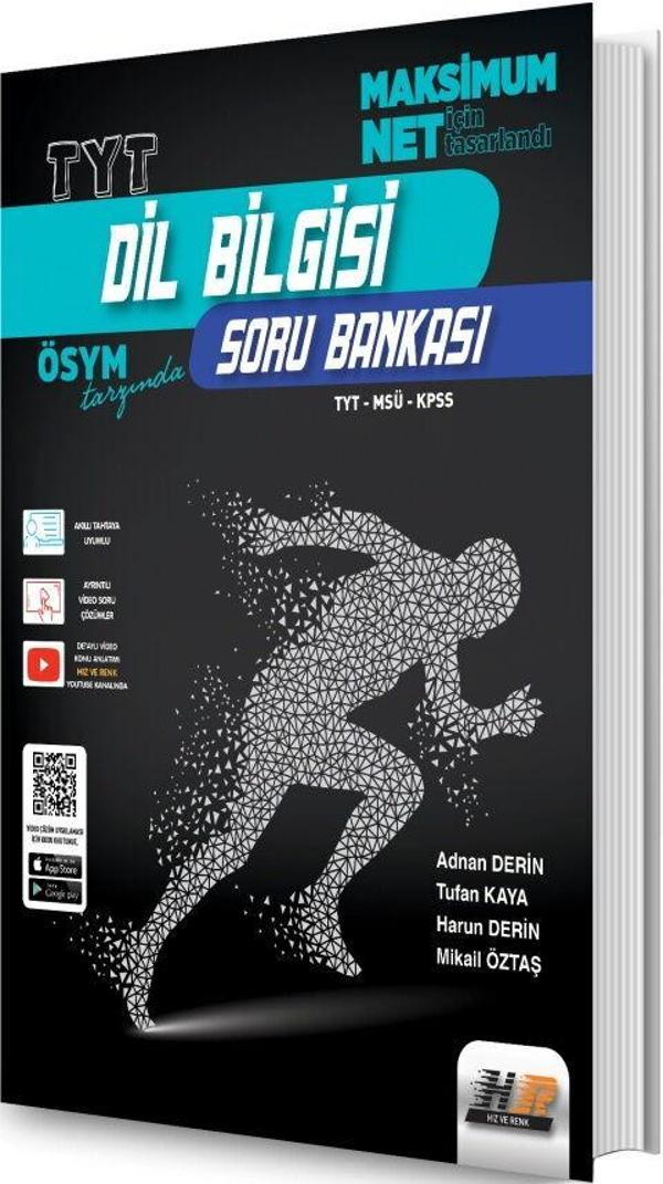 Hız ve Renk Yayınları TYT Dil Bilgisi Soru Bankası - Hız ve Renk Yayınları - Image 1