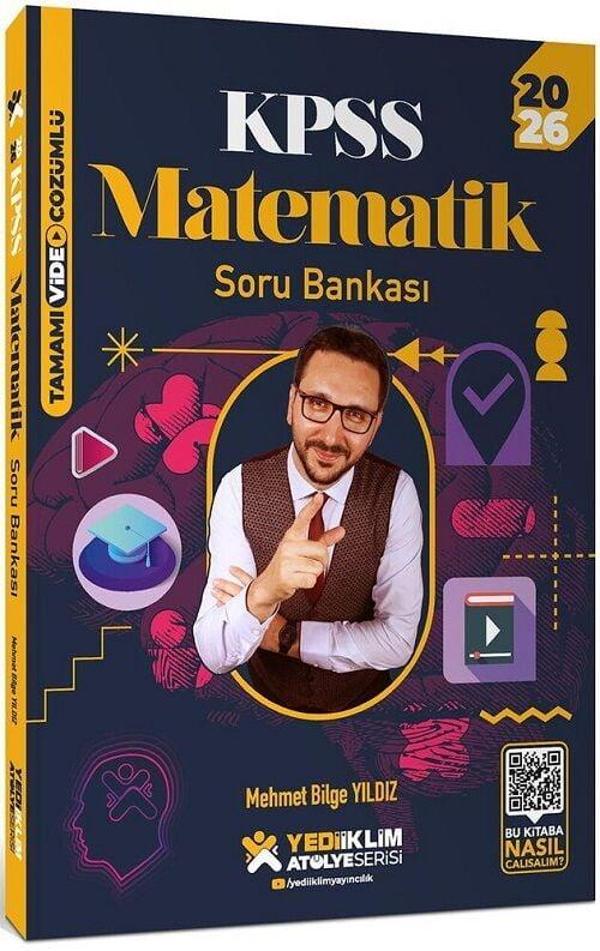 Yediiklim 2026 KPSS Matematik Atölye Soru Bankası Çözümlü - Mehmet Bilge Yıldız Yediiklim Yayınları - Yediiklim Yayınları - Image 1