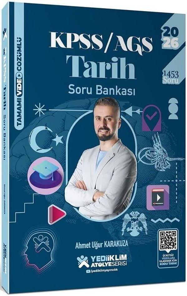 Yediiklim 2026 KPSS Tarih Atölye Soru Bankası Çözümlü - Ahmet Uğur Karakuza Yediiklim Yayınları - Yediiklim Yayınları - Image 1