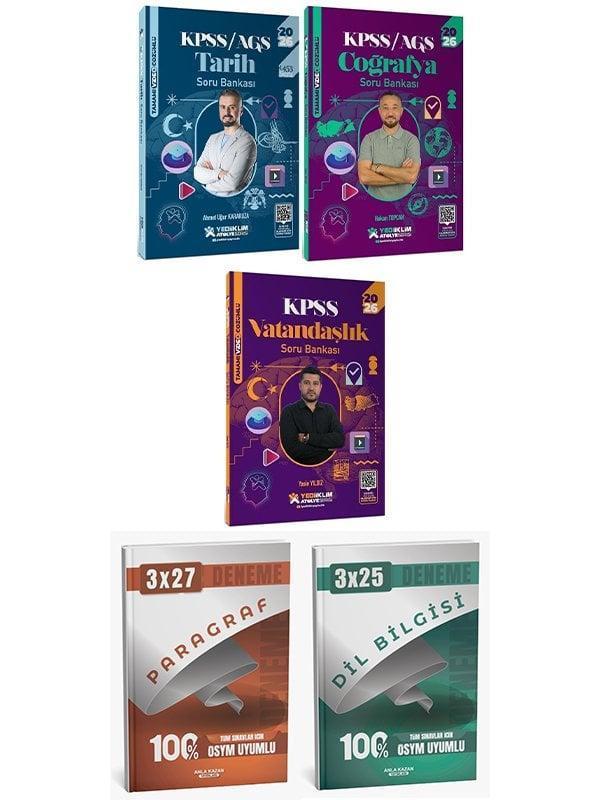 Yediiklim 2026 KPSS Tarih + Coğrafya + Vatandaşlık Atölye Soru Bankası 3 lü Set Yediiklim Yayınları - Yediiklim Yayınları - Image 1
