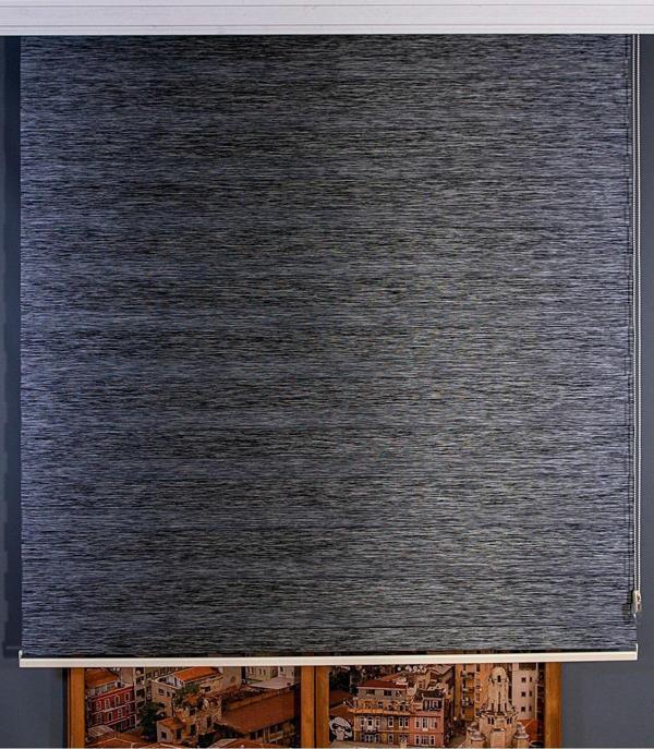 Maral Home Siyah Bambu Zebra Perde - Image 1