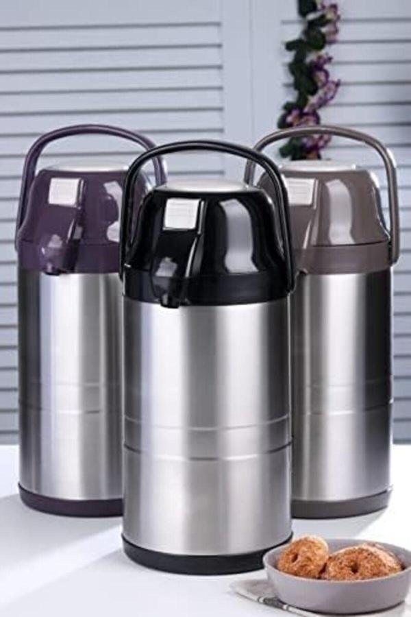 Elista 2008 Pompalı 3,5 Lt Çelik Termos - Image 1