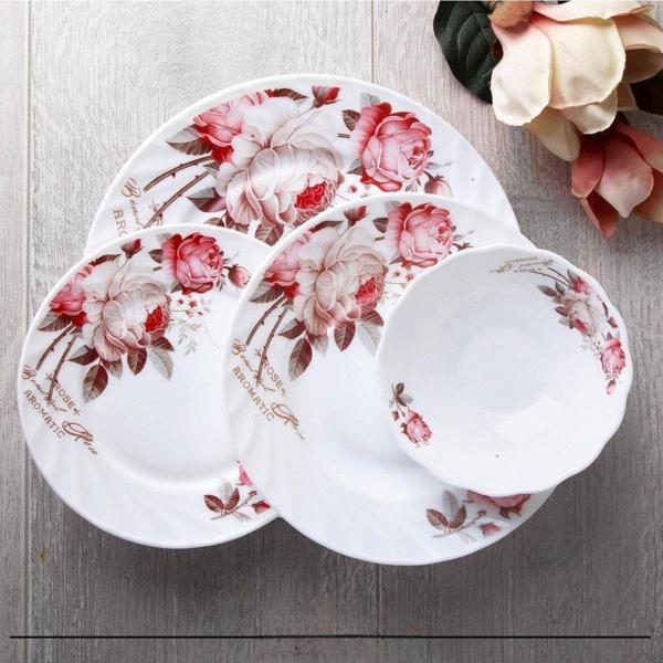 Opal Servis Tabak Rose Desen 25.3 cm 6 Adet - Image 1