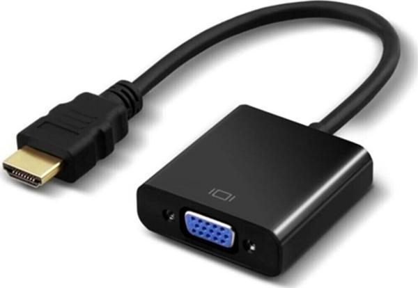 Yediseven HDMI To VGA Dişi Çevirici Adaptör Görüntü Aktarma Çevirici - Image 1