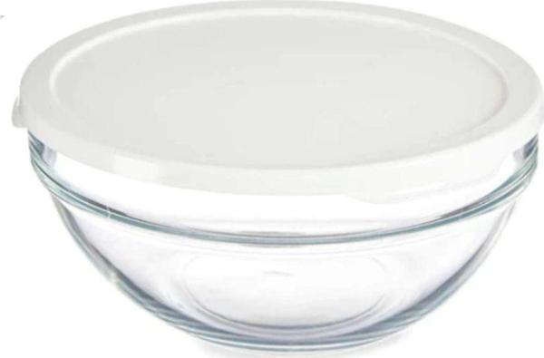 Paşabahçe 53573 Saklama Kabı Beyaz Kapak 1700 Cc - Image 1