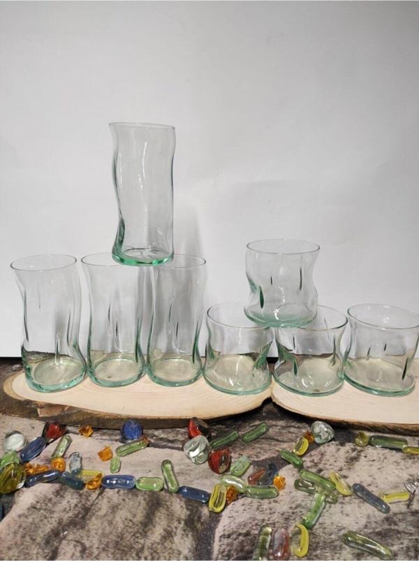 Paşabahçe 8 Parça Aware Collection Su-Meşrubat Bardağı.%100 Geri Dönüşümlü Bardak - Image 1