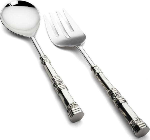 Mikasa Moor Shay Gümüş 2li Salata Servis Seti - Image 1