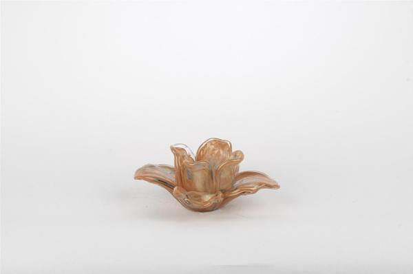 Mikasa Moor Somon Çiçek Cam Dekoratif 16x7cm - Image 1
