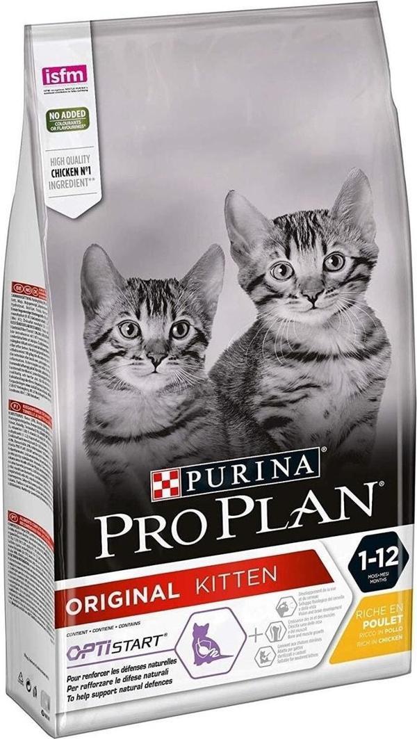 Pro Plan Kitten Original Tavuk Etli Yavru Kedi Maması 3 Kg - Image 1