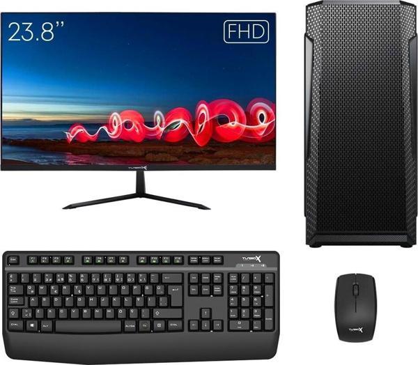 Turbox Tx6316 i5 12400F 32GB DDR4 Ram 512GB SSD 4GB GT740 23.8 inç FHD Monitör Ofis Hazır Sistem - Image 1