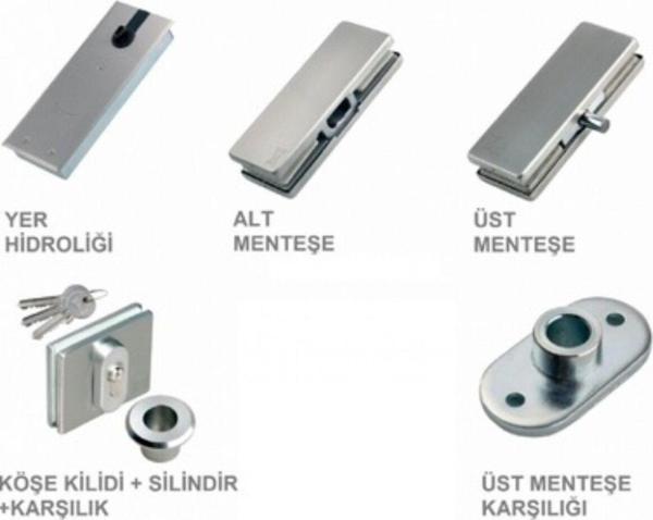 Hidrolik Motor Standart Detaylı Set Kd-070/10-200, Cam Kapı Aksesuar Seti - Image 1