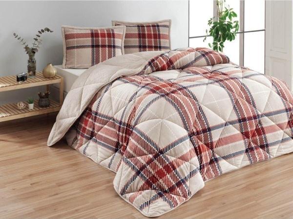 Merinos Çift Kişilik Yorgan Set Anna Mavi - Image 1