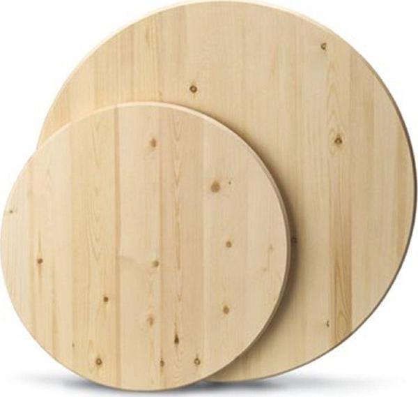 Atolye10 Yuvarlak Masa Tablası- Yuvarlak Ahşap Tabla- Sehpa Tablası-35Cm - Image 1