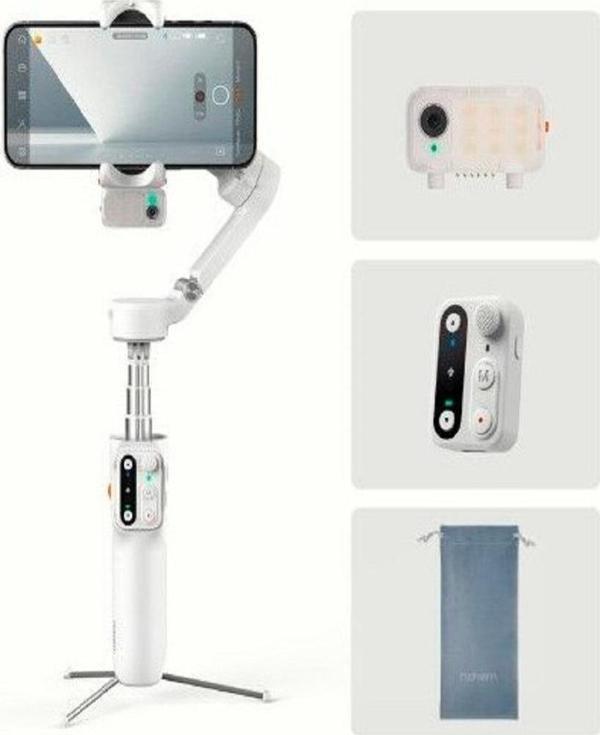 Hohem iSteady V3 3 Eksenli Telefon Gimbal (Beyaz) - Image 1