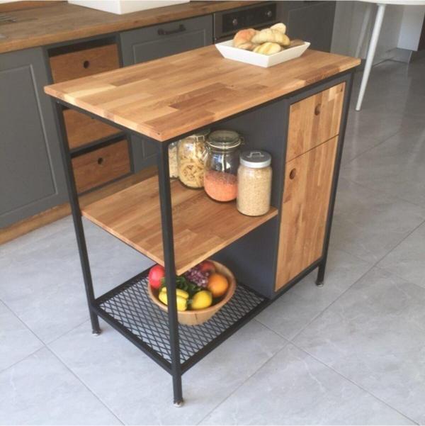 Marca Home Tekerlekli Mutfak Adası - Image 1