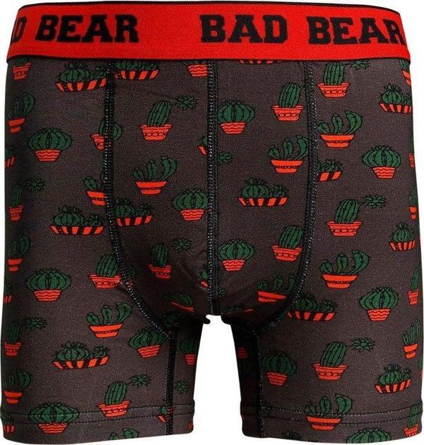 Cactus Antrasit Kaktüs Desenli Erkek Boxer - Image 1