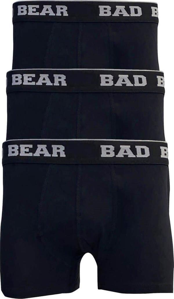 Basic 3 Pack Siyah 3'lü Erkek Boxer Set - Image 1