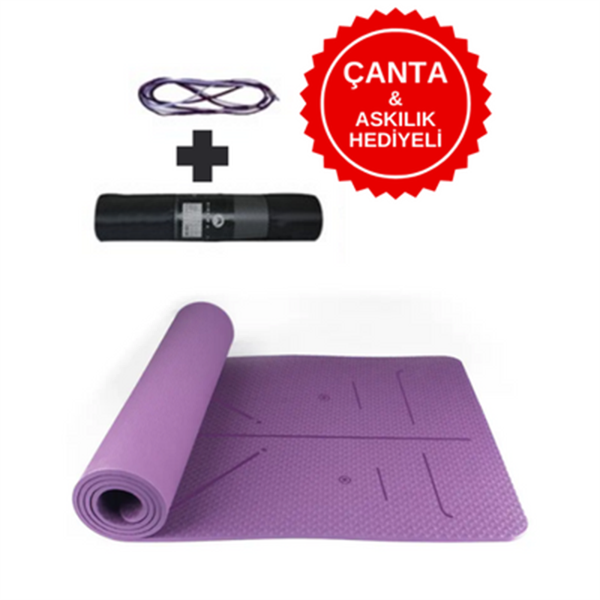 XTR Fitness Yoga Matı ve Pilates Minderi Tpe 8 Mm - Image 1