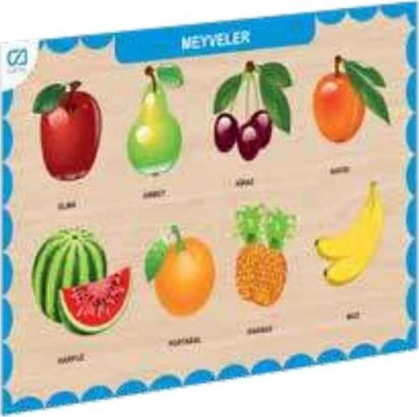 Ahşap Meyveler Eğitici Set - Image 1