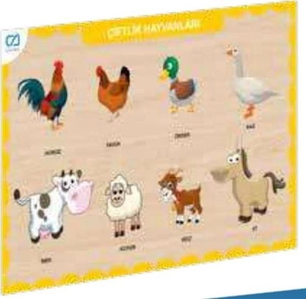 Ahşap Çiftlik Hayvanları Eğitici Set - Image 1