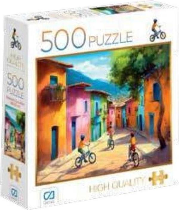 Bisikletli Çocuklar Puzzle 500 - Image 1