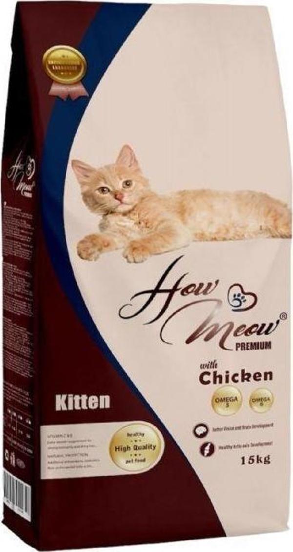 How Meow Yavru Kedi Maması Tavuklu 15 KG - Image 1